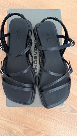 Sandalias Vagabond Negras Talla 37 (Nuevas)