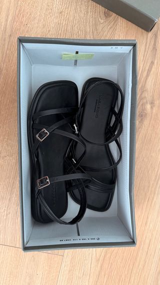 Sandalias Vagabond Negras Talla 37 (Nuevas)