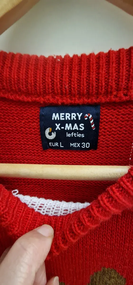 Jersey Navideño Reno Divertido Talla M