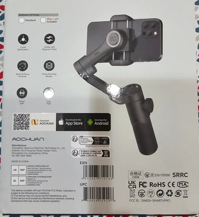 Estabilizador aouchuan para móvil