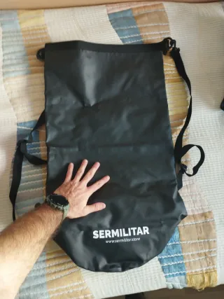 Bolsa Estanca SER MILITAR 30L Negra