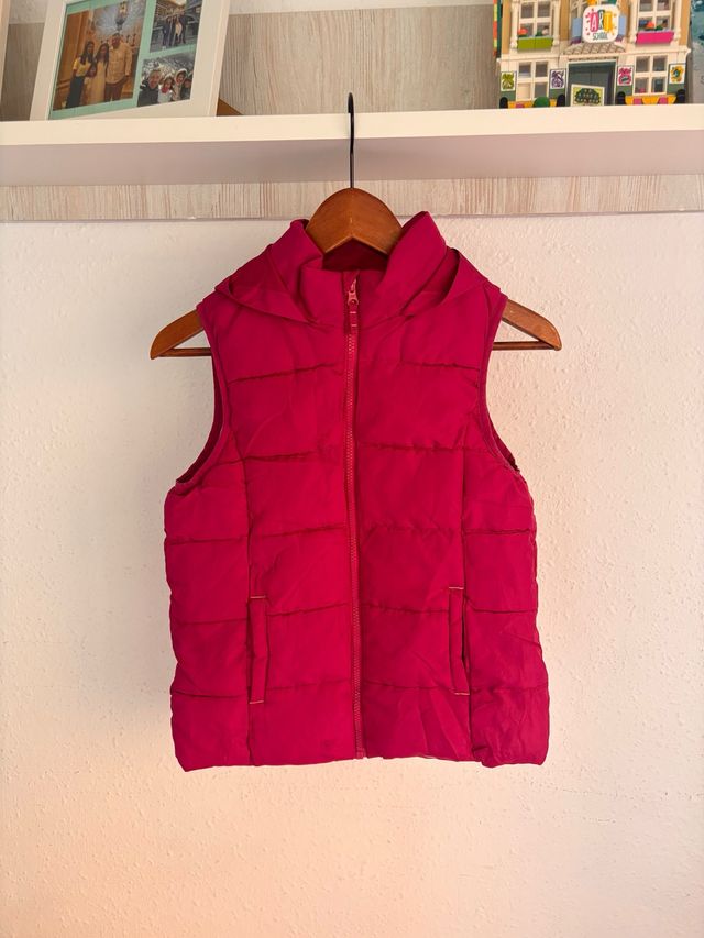 Chaleco acolchado fucsia TEX 11-12 años