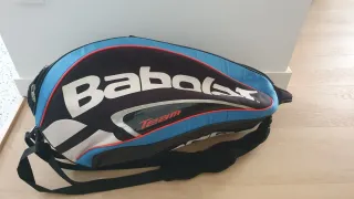 Raquetero Babolat Team Azul y Negro