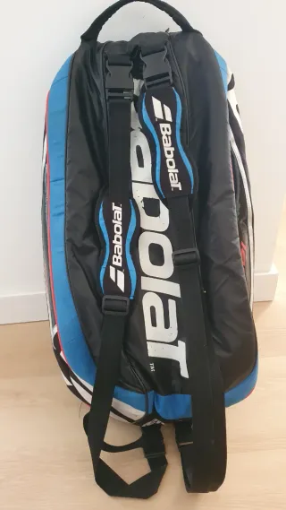 Raquetero Babolat Team Azul y Negro