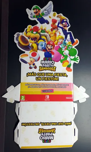 Lote 5 figuras cartón Nintendo Mario & Luigi