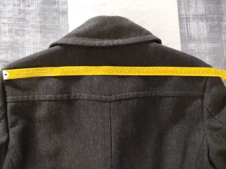 Giaccone doppio petto grigio scuro