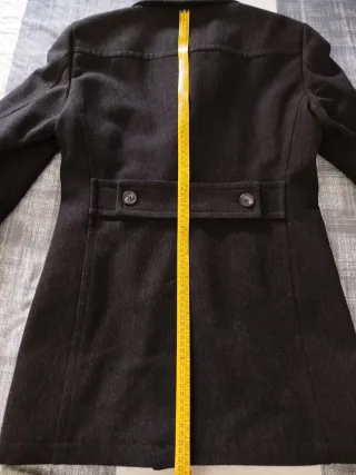 Giaccone doppio petto grigio scuro