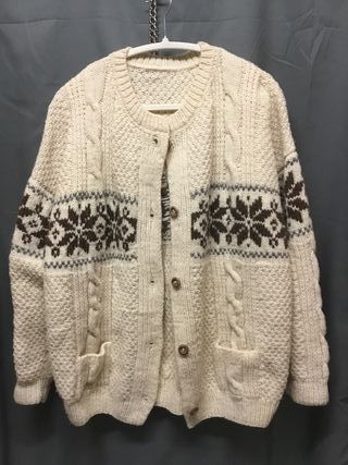 Chaqueta de lana hecha a mano vintage