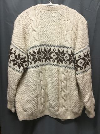 Chaqueta de lana hecha a mano vintage