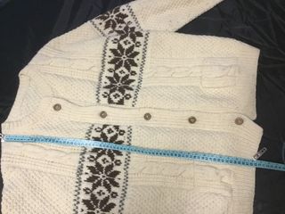 Chaqueta de lana hecha a mano vintage