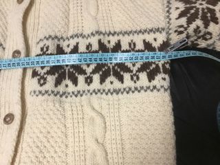 Chaqueta de lana hecha a mano vintage