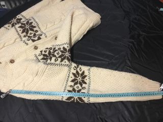 Chaqueta de lana hecha a mano vintage