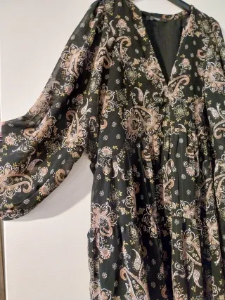 Abito chiffon fantasia paisley