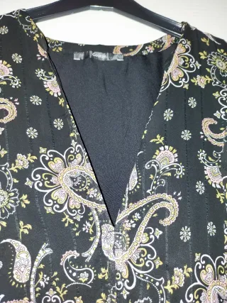 Abito chiffon fantasia paisley