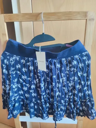 Falda corta estampada Green Coast