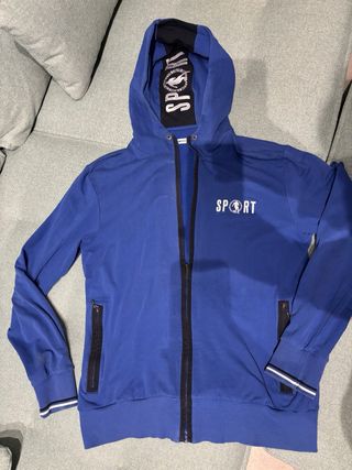 Chaqueta deportiva azul hombre Talla XL