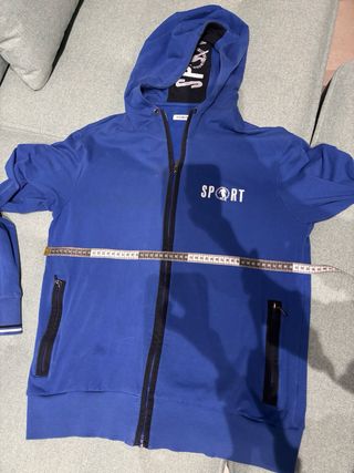 Chaqueta deportiva azul hombre Talla XL