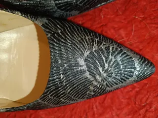 Zapatos de fiesta piel y tex fabricación española