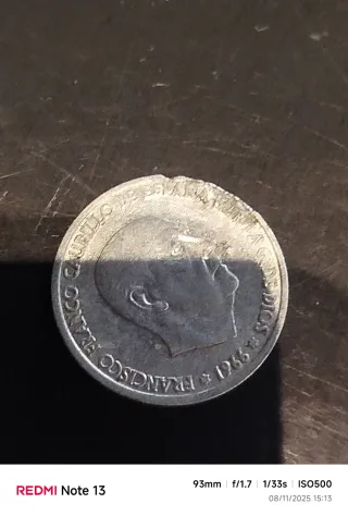 Moneda 50 céntimos 1966 Estrella 68