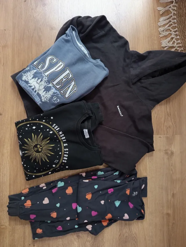Lote Ropa 14 años: 3 Sudaderas y Pijama