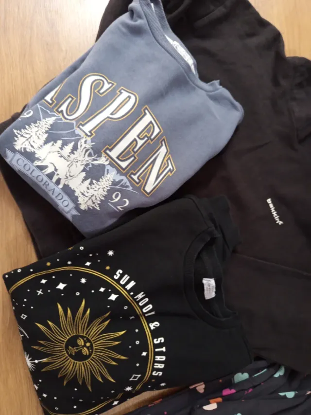 Lote Ropa 14 años: 3 Sudaderas y Pijama