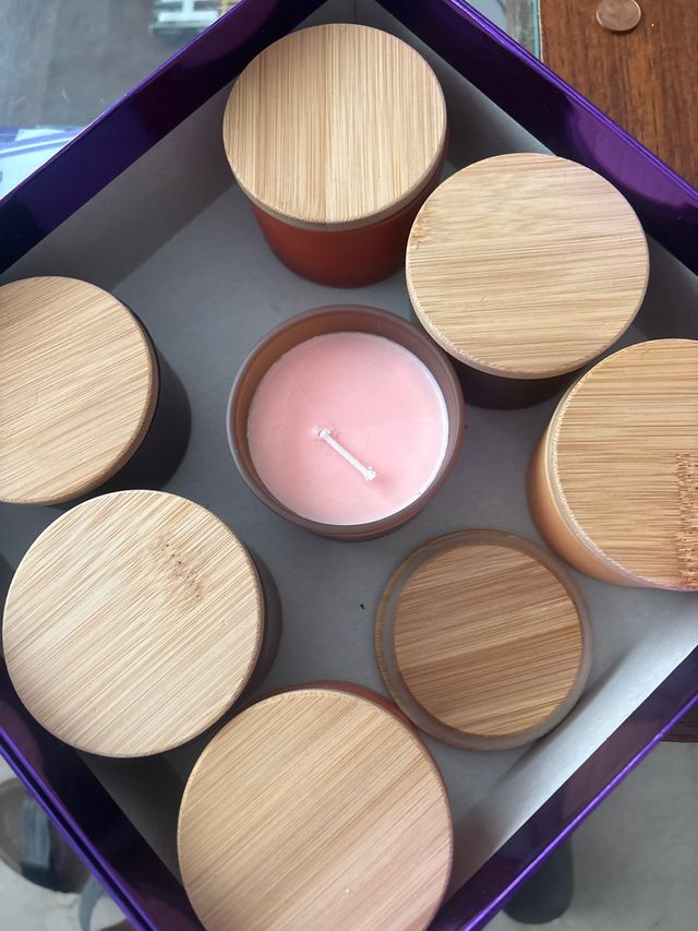 Pack 7 Velas Artesanales Caramelo