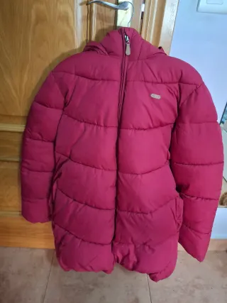 Anorak rosa acolchado