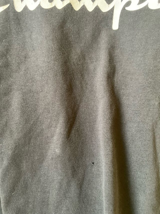 Camiseta Champion manga larga negra Talla M