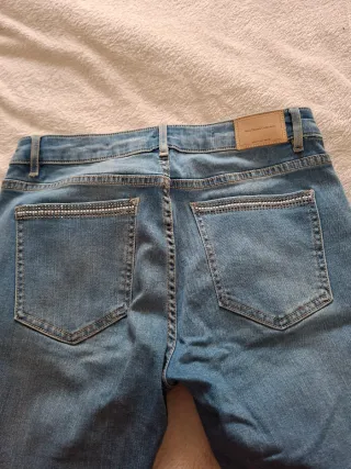 Pantalón pitillo Sfera azul