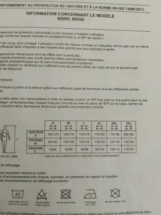 Casaca laboral WORKTEAM azul