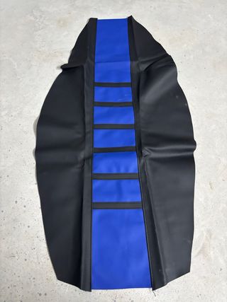 Funda Asiento Moto Negra y Azul