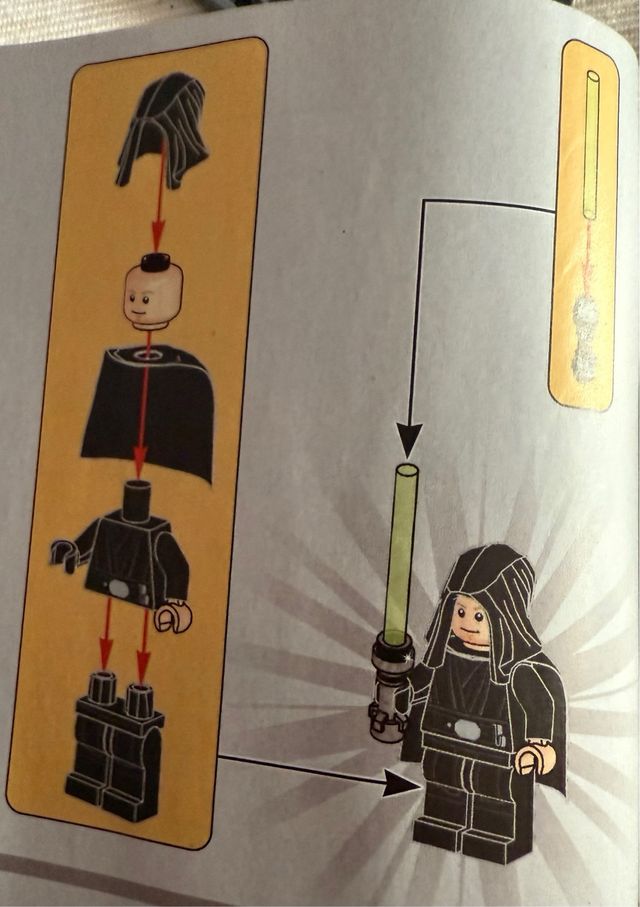 4 Figuras Lego Star Wars 75324