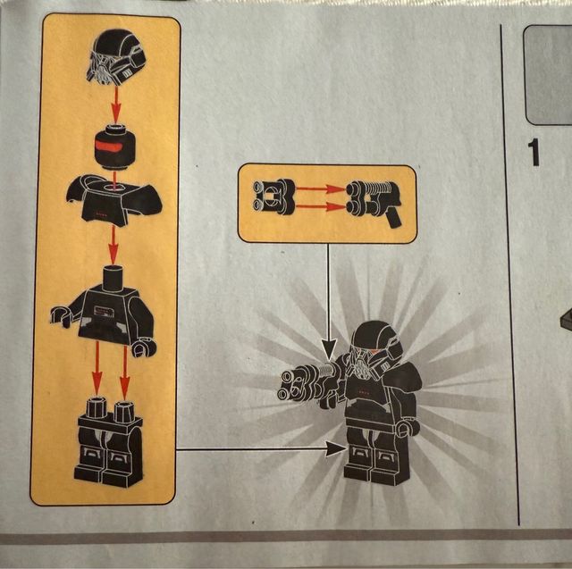 4 Figuras Lego Star Wars 75324