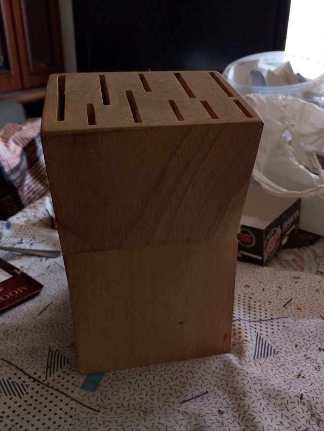 Portacuchillos de cocina de madera