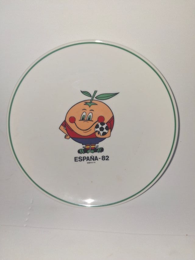 Plato conmemorativo España 82 – Naranjito (