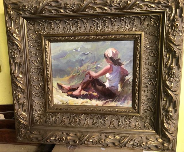 Oleo/lienzo Conrado Meseguer firmado