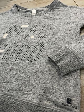 Sudadera gris mujer