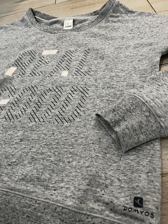 Sudadera gris mujer