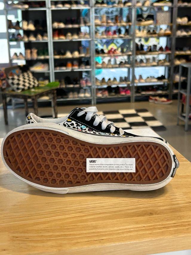 Zapatillas Vans T 34 Old Skool Leopard Multicolor