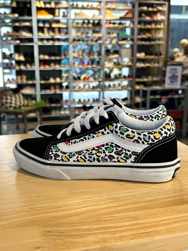 Zapatillas Vans T 34 Old Skool Leopard Multicolor
