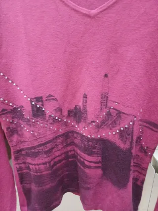 Maglietta invernale con stampa città