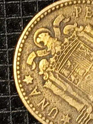 Lote 8 monedas 1 peseta 1947 Franco