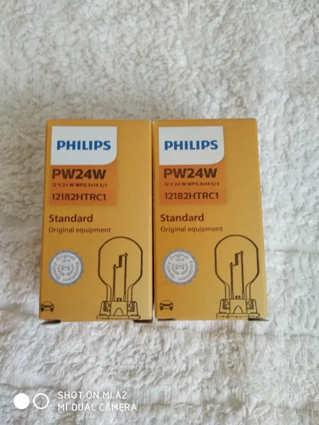 Bombillas Philips PW24W 12V 24W (2 unidades)