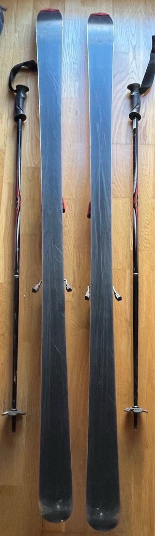 Esquís Salomon XFree 7.9 173cm + Bastones