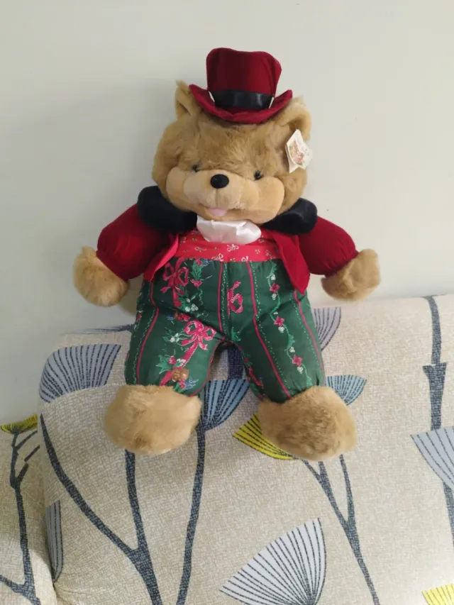 Pupazzo Orsetto Natale con Cappello