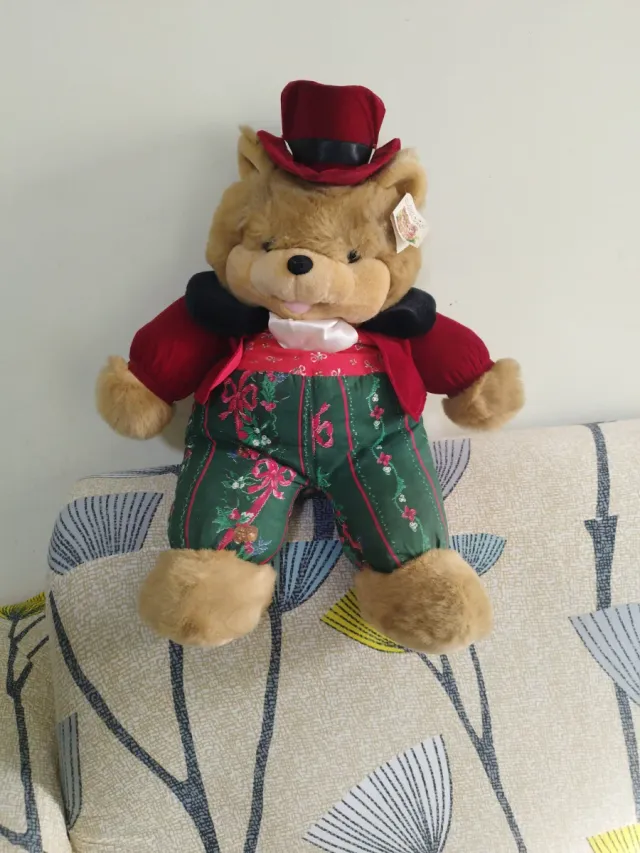 Pupazzo Orsetto Natale con Cappello