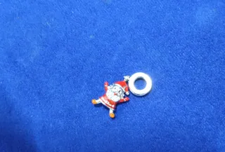 Charm dije Papá Noel Plata Navidad Pulsera Pandora