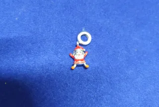 Charm dije Papá Noel Plata Navidad Pulsera Pandora