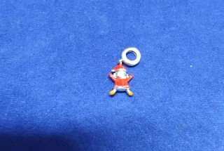 Charm dije Papá Noel Plata Navidad Pulsera Pandora