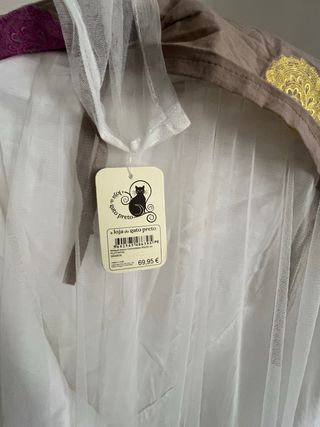 Dosel de tul blanco para cuna/cama infantil